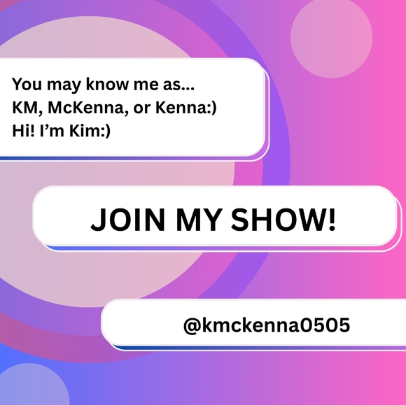 McKenna Other - Live Share Show Flyer - Like to be Notified